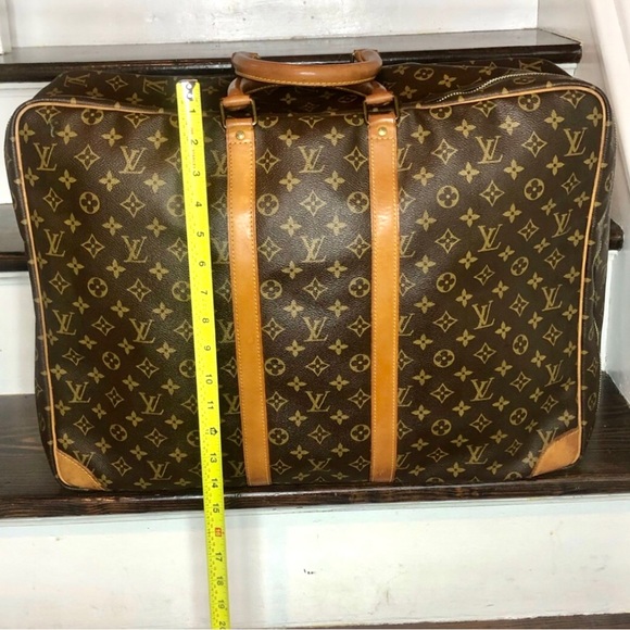 LOUIS VUITTON LV Sirius 55 Monogram Travel Weekend Bag Suitcase with Lock & Key - Picture 8 of 17